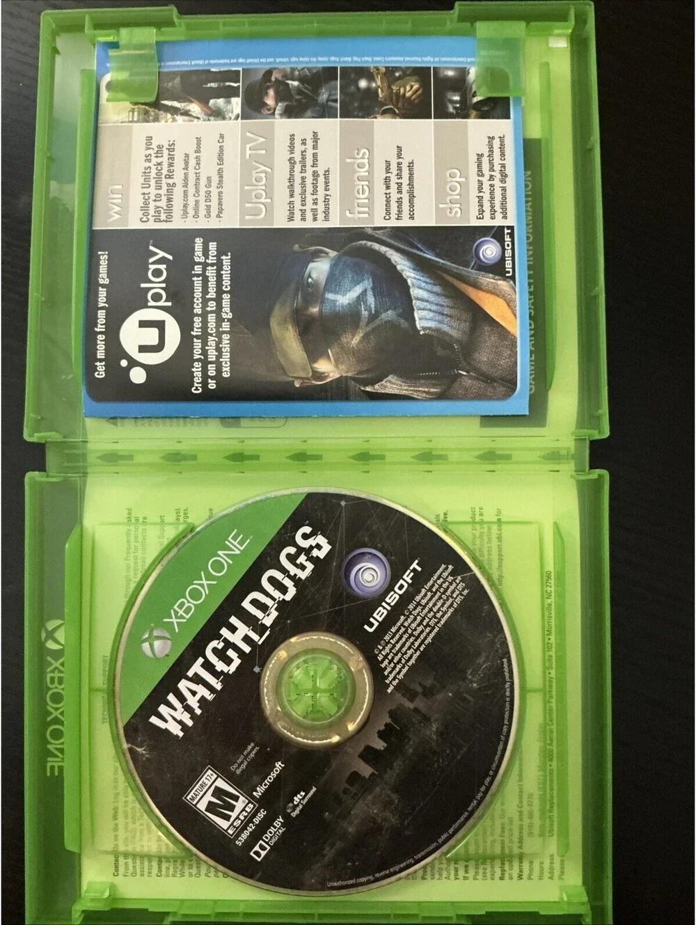 Watch Dogs - Microsoft Xbox One - CIB - Tested